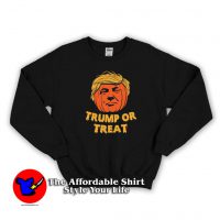 Donald Trump Or Treat Halloween Sweatshirt