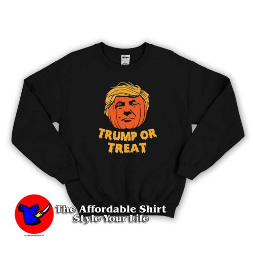 Donald Trump Or Treat Halloween Sweater 500x500 Donald Trump Or Treat Halloween Sweatshirt On Sale