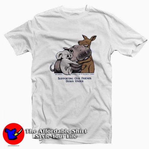 Fionas friends in Australia Tshirt 500x500 Fiona's friends in Australia Unisex T shirt On Sale