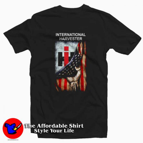 Flag american International harvester Tshirt 500x500 Flag American International Harvester T shirt On Sale