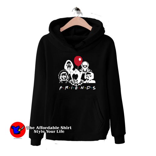 Friends Michael Myers Pennywise Chucky Hoodie 500x500 Friends Michael Myers Pennywise & Chucky Hoodie On Sale