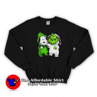 Funny Baby Snoopy and baby Grinch Sweatshirt