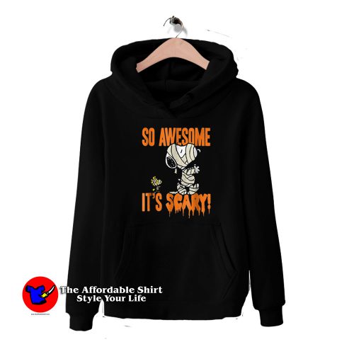 Funny Peanuts Halloween Snoopy Mummy Hoodie 500x500 Funny Peanuts Halloween Snoopy Mummy Hoodie On Sale