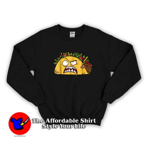 Funny Tacos Zombie Face Scary Halloween Sweater 500x500 Funny Tacos Zombie Face Scary Halloween Sweatshirt On Sale