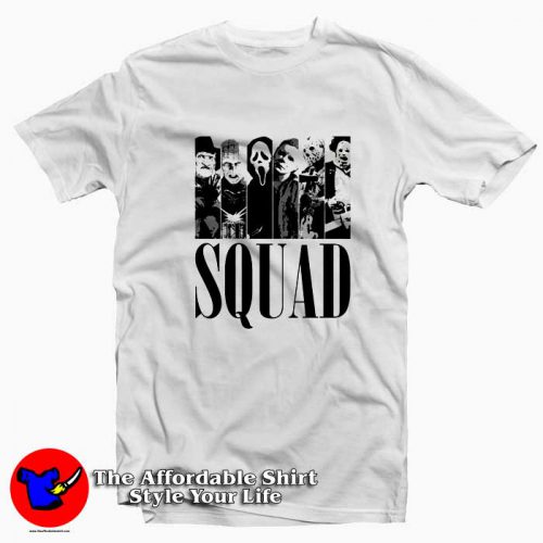 Halloween Squad Horror Movies Tshirt 500x500 Halloween Squad Horror Movies T shirt On Sale