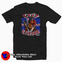 Happy Leif Erikson Day Iceland Viking T-shirt