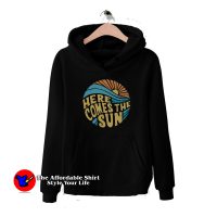 Here Comes the Sun Retro Hippie Unisex Hoodie