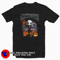 Jack Skellington Dallas Cowboys Funny Tshirt