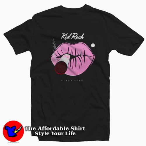 Kid Rock First Kiss Album Cover Unisex Tshirt 500x500 Kid Rock First Kiss Album Cover Unisex T shirt On Sale