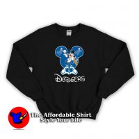 Mickey Mouse Loves Los Angeles Dodgers Sweatshirt