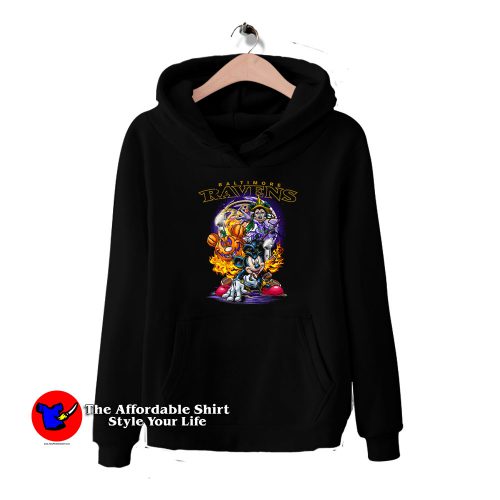 Mickey Mouse Pumpkin Halloween Hoodie 500x500 Mickey Mouse Halloween Baltimore Ravens Hoodie On Sale