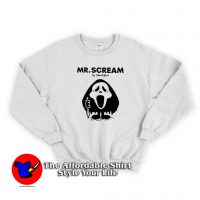 Mr Scream Ghostface Movie Halloween Sweatshirt