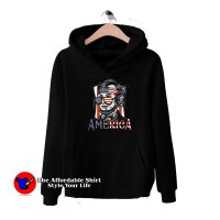 Retro 4th of July Abraham Lincoln Hoodie