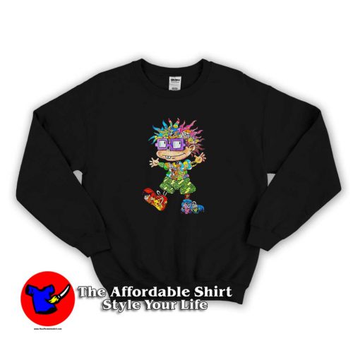 Rugrats Chuckie Finster All Cartoon Characters Sweater 500x500 Rugrats Funny All Cartoon Characters Sweatshirt On Sale