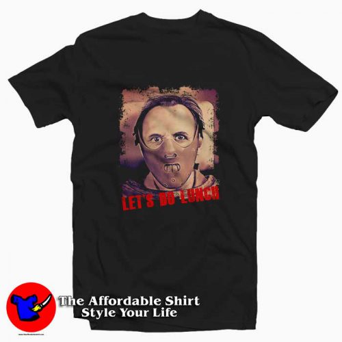 Silence Of The Lambs Lets Do Lunch Tshirt 500x500 Silence Of The Lambs Let's Do Lunch T shirt On Sale