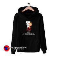 Snoopy And Charlie Brown It’s Who You Travel Hoodie