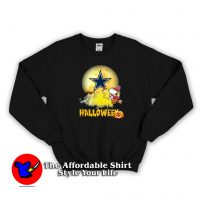 Snoopy Halloween Flying Dallas Cowboys Sweatshirt