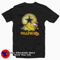 Snoopy Halloween Flying Dallas Cowboys tshirt