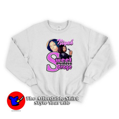 Sweet Seventeen Savage Megan TheeStallion Sweater 500x500 Sweet Seventeen Savage Megan Thee Stallion Sweatshirt On Sale