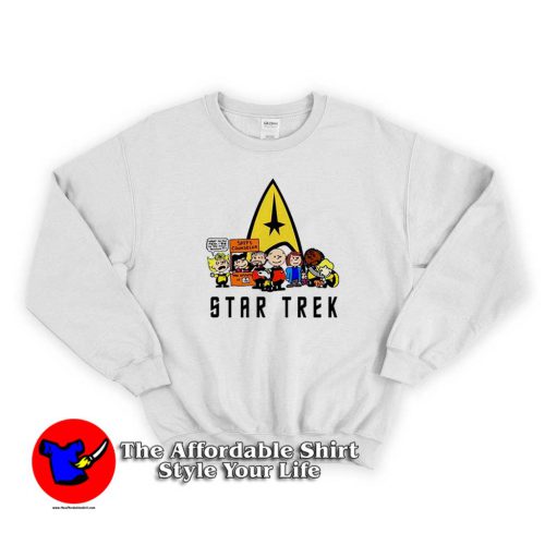 The Peanuts Star Trek Snoopy And FriendsHoodie Sweater 500x500 The Peanuts Star Trek Snoopy And Friends Sweatshirt On Sale