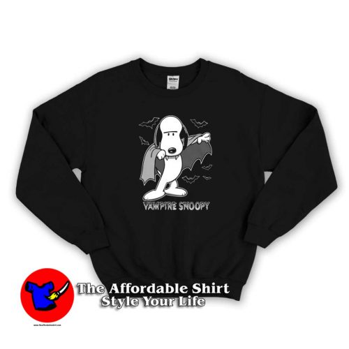 Vampire Snoopy Scary Halloween Night Sweater 500x500 Vampire Snoopy Scary Halloween Night Sweatshirt On Sale