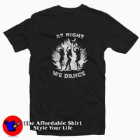 Vintage Witch Night Dancer Halloween T-shirt