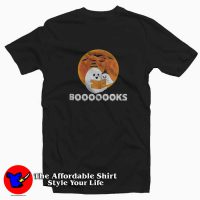 Booooooks Shirt Boo Read Books Halloween T-shirt