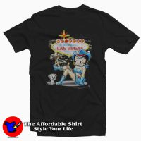 Betty Boop Cartoon Welcome Las Vegas Tshirt