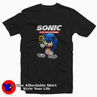 Cute Baby Sonic The Hedgehog Movie T-shirt