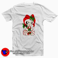 Cute Merry Christmas Betty Boop T-shirt