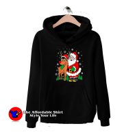 Cute Santa Christmas Vintage Unisex Hoodie