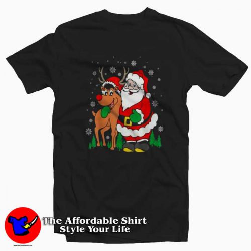 Cute Santa Christmas Vintage Unisex Tshirt 500x500 Cute Santa Christmas Vintage Unisex T shirt On Sale