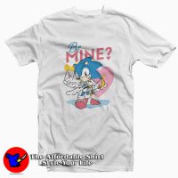 Cute Sonic Be Mine Cupid Funny Tshirtr