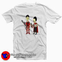 Cyberpunk Beavis And Butthead x Akira T-shirt