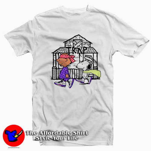 Funny Cute Snoopy Trap House Tshirt 500x500 Funny Cute Snoopy Trap House Unisex T shirt On Sale