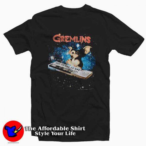 Gremlins Gizmo Keyboard Tshirt 500x500 Gremlins Gizmo Keyboard Funny T shirt On Sale