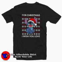 I Wish You Love Lilo and Stitch Christmas T-shirt