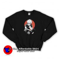 Katsuki Bakugo Eating Fries Unisex Sweatshirt