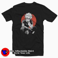 Katsuki Bakugo Eating Fries Unisex Tshirt