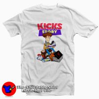 Kicks Story Funny Catoon Parody T-shirt