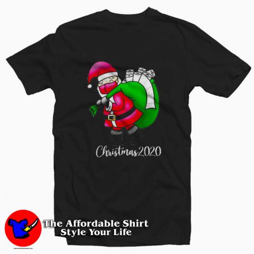 Merry Christmas 2020 Santa Quarantine Tshirt 500x500 Merry Christmas 2020 Santa Quarantine T shirt On Sale