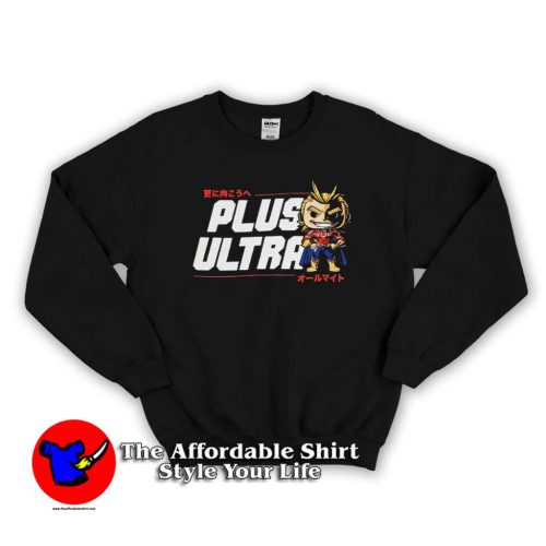 My Hero Academia All Might Plus Ultra Sweater 500x500 My Hero Academia All Might Plus Ultra Sweatshirt On Sale