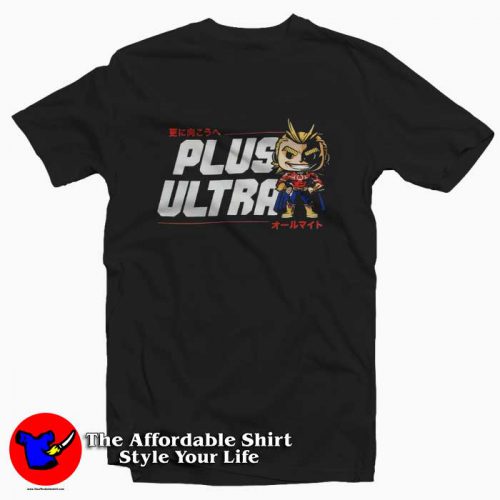 My Hero Academia All Might Plus Ultra Tshirt 500x500 My Hero Academia All Might Plus Ultra T shirt On Sale