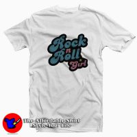 Official Rock n Roll Girl White Unisex Tshirt