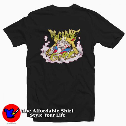 Sailor Moon Machine Girl Tshirt 500x500 Vintage Cute Sailor Moon Machine Girl T shirt On Sale