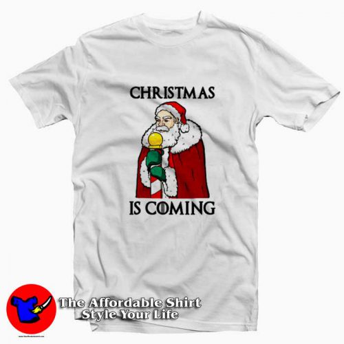 Santa Christmas is Coming Unisex Tshirt 500x500 Santa Christmas is Coming Unisex T shirt On Sale