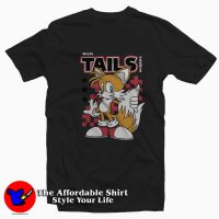 Sonic Miles Tails Prower Charcoal T-shirt