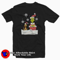 The Grinch And Dog Stole Christmas Funny T-shirt