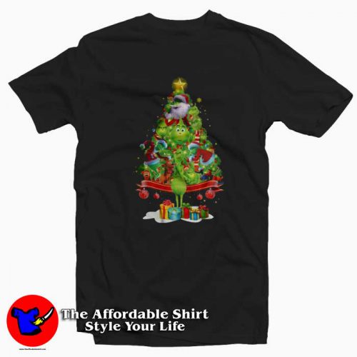 The Grinch Tree Merry Christmas Unisex Tshirt 500x500 The Grinch Tree Merry Christmas Unisex T shirt On Sale