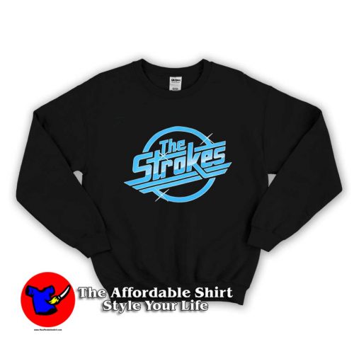 The Strokes Logo Sweater 500x500 Trends The Strokes Logo Unisex Sweatshirt On Sale